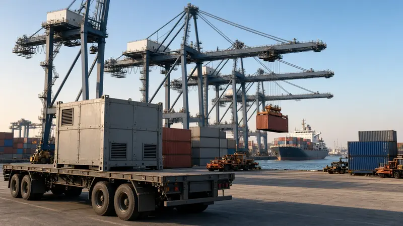 Container port (illustrative)